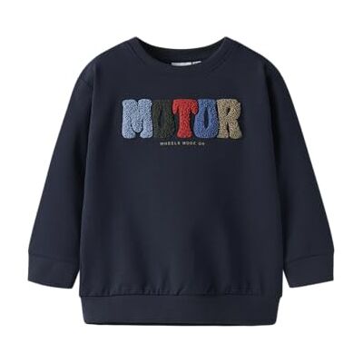 NAME IT Nmmbluke Ls Nreg sweat unb box, marinblå blazer, 116 NAME IT Nmmbluke Ls Nreg sweat unb box, marinblå blazer, 116