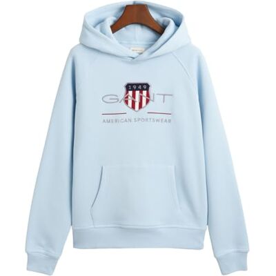 GANT unisex barn Archive Shield Hoodie Tröja med huva GANT unisex barn Archive Shield Hoodie Tröja med huva