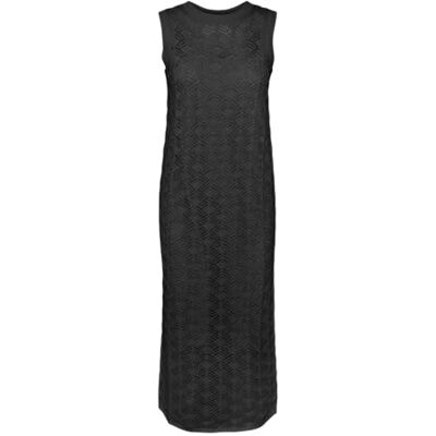 VERO MODA VMNEWVERENA SL O-hals calf klänning Boo, svart, S VERO MODA VMNEWVERENA SL O-hals calf klänning Boo, svart, S