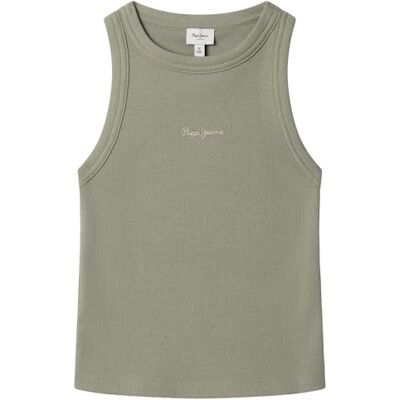 Pepe Jeans Giselle T-shirt för flickor, grön (skymningsgrön), 8 Pepe Jeans Giselle T-shirt för flickor, grön (skymningsgrön), 8