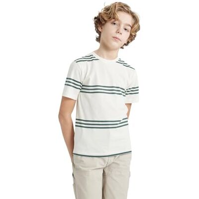 DeFacto T-shirt för pojkar, ecru, 5-6 år DeFacto T-shirt för pojkar, ecru, 5-6 år