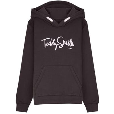 Teddy Smith S- evry huvtröja jr tröja pojke, Antracit, 8 �r Teddy Smith S- evry huvtröja jr tröja pojke, Antracit, 8 �r
