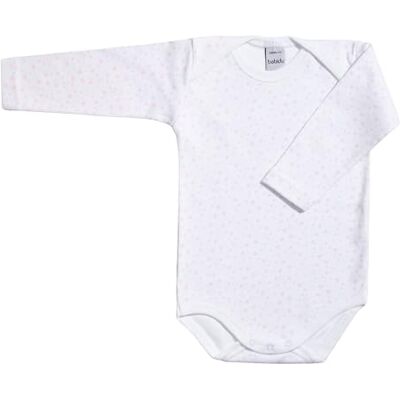 BABIDU Långärmad babybody i 100% bomull, babybody för nyfödda, amerikansk krage med stjärntryck, allergivänligt, ventilerande tyg för känslig hud, unisex vinterkläder BABIDU Långärmad babybody i 100% bomull, babybody för nyfödda, amerikansk krage med stjärntryck, allergivänligt, ventilerande tyg för känslig hud, unisex vinterkläder