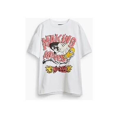 Desigual TS_Making Moves Musse T-shirt för barn, Vit, 6 años Desigual TS_Making Moves Musse T-shirt för barn, Vit, 6 años