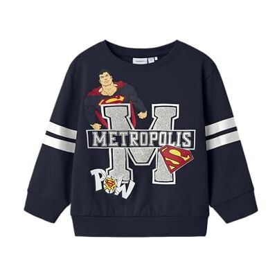 NAME IT pojkar Nmmjasp Superman Nreg sweat unb wab, marinblå blazer, 110 NAME IT pojkar Nmmjasp Superman Nreg sweat unb wab, marinblå blazer, 110