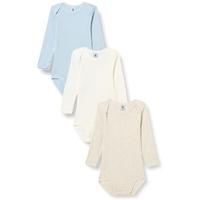 Petit Bateau Långärmad bodysuit för pojkar, Variant 1, 6 månader Petit Bateau Långärmad bodysuit för pojkar, Variant 1, 6 månader