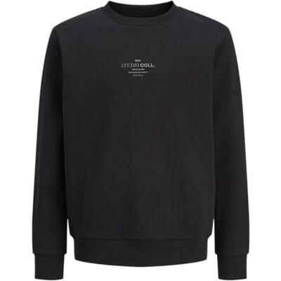 JACK & JONES JUNIOR Jjjin Sweat Crew Neck Jnr, svart, 140 JACK & JONES JUNIOR Jjjin Sweat Crew Neck Jnr, svart, 140