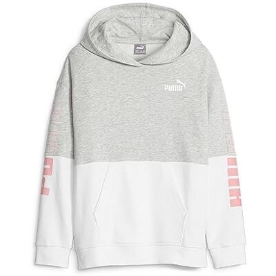 PUMA Power Colorblock huvtröja för flickor Fl G Sweat PUMA Power Colorblock huvtröja för flickor Fl G Sweat