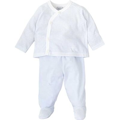 BABIDU Pojkset med långärmad omlotttröja och enfärgad, himmelsblå, 0 månader unisex baby, Himmelsblå, 0 månader BABIDU Pojkset med långärmad omlotttröja och enfärgad, himmelsblå, 0 månader unisex baby, Himmelsblå, 0 månader