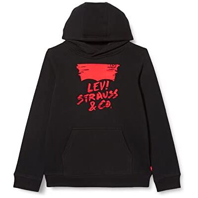 Levi's Kids POJKE SKETCHED LOGO PULLOVER HOODIE SVART 8år Levi's Kids POJKE SKETCHED LOGO PULLOVER HOODIE SVART 8år
