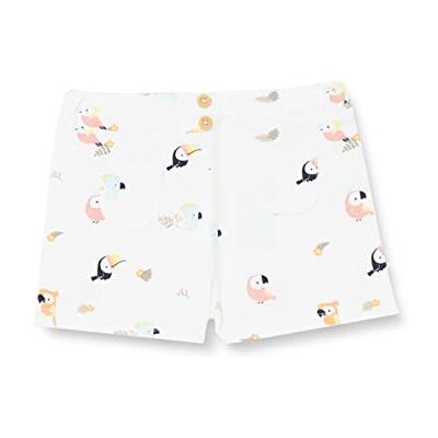 NAME IT Nbfjahra Shorts för bebisar, Bright White, 56 NAME IT Nbfjahra Shorts för bebisar, Bright White, 56