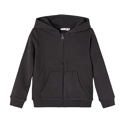 NAME IT Flickors Nkflena Ls svettkort Wh Bru Noos huvtröja jacka, Svart, 134/140 cm NAME IT Flickors Nkflena Ls svettkort Wh Bru Noos huvtröja jacka, Svart, 134/140 cm