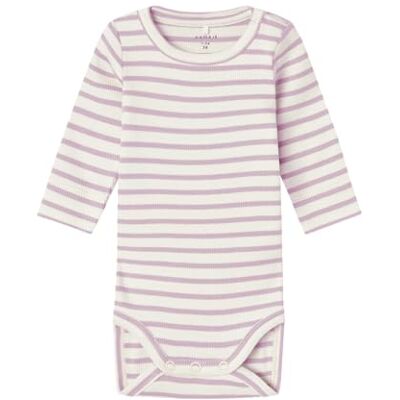 NAME IT Unisex Nbnbani Ls Body Noos, Charmerande orkidé, numeric_62 NAME IT Unisex Nbnbani Ls Body Noos, Charmerande orkidé, numeric_62