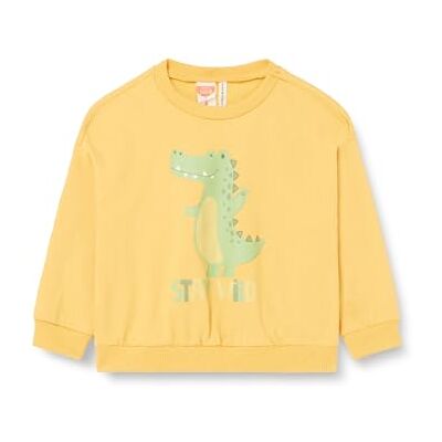 Koton Babypojkar dinosaurie tryckt långärmad crew neck borstad interiör bomull sweatshirt, Gul (152), 9-12 Monate Koton Babypojkar dinosaurie tryckt långärmad crew neck borstad interiör bomull sweatshirt, Gul (152), 9-12 Monate