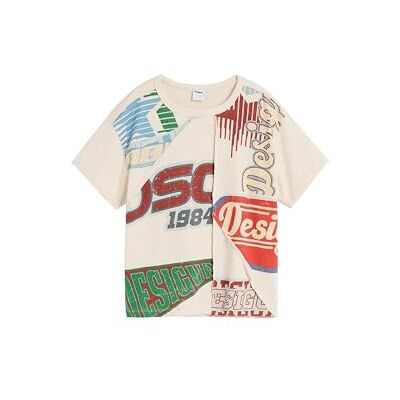 Desigual T-shirt för flickor vit 3/4 Desigual T-shirt för flickor vit 3/4