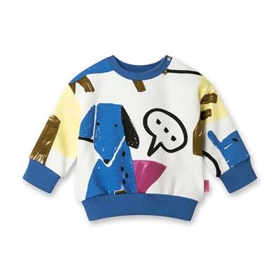 Sanetta Pure unisex sweatshirt off-white hållbar och mysig tröja av ekologisk bomull för pojkar. Babykläder, Vit sten, 56 Sanetta Pure unisex sweatshirt off-white hållbar och mysig tröja av ekologisk bomull för pojkar. Babykläder, Vit sten, 56