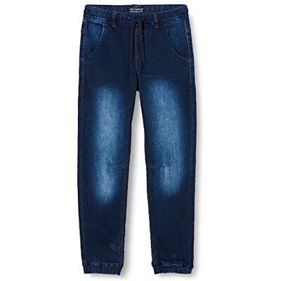MINYMO Pojkar Power Stretch Loose Fit Jeans, Mörkblå denim, 110 cm MINYMO Pojkar Power Stretch Loose Fit Jeans, Mörkblå denim, 110 cm