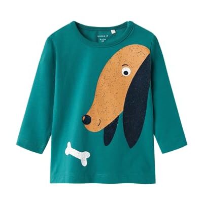 NAME IT Namn IT Baby Pojkar Nbmkanon Ls Top Box T-shirt (1-pack), Antik grön, 56 cm NAME IT Namn IT Baby Pojkar Nbmkanon Ls Top Box T-shirt (1-pack), Antik grön, 56 cm