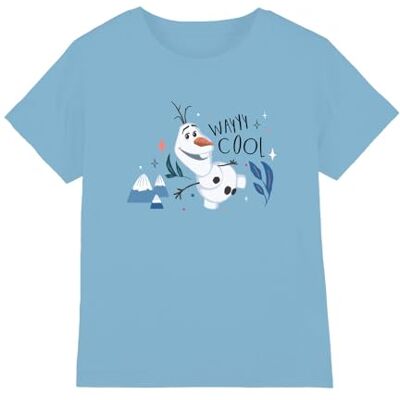 Disney Frost Olaf är Wayyy cool unisex barn t-shirt, ljusblå, 9-10 år, Ljusblått, 9-10 År Disney Frost Olaf är Wayyy cool unisex barn t-shirt, ljusblå, 9-10 år, Ljusblått, 9-10 År