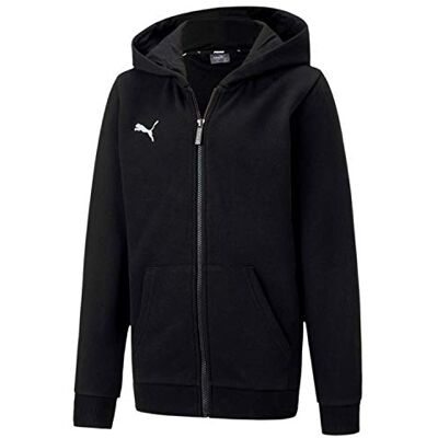 PUMA Jungen Trainingsjacke teamGOAL 23 Casuals Hooded Jacket Jr, Black, 152, 656714 PUMA Jungen Trainingsjacke teamGOAL 23 Casuals Hooded Jacket Jr, Black, 152, 656714