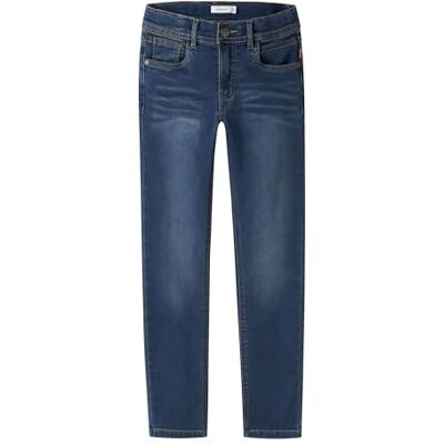 NAME IT Nkmryan Regular Fleece Jeans 3023-An O, Mörkblå denim, 116 NAME IT Nkmryan Regular Fleece Jeans 3023-An O, Mörkblå denim, 116
