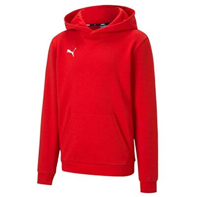 PUMA Unisex barn Teamgoal 23 Casuals Hoody Jr, röd, 116 PUMA Unisex barn Teamgoal 23 Casuals Hoody Jr, röd, 116
