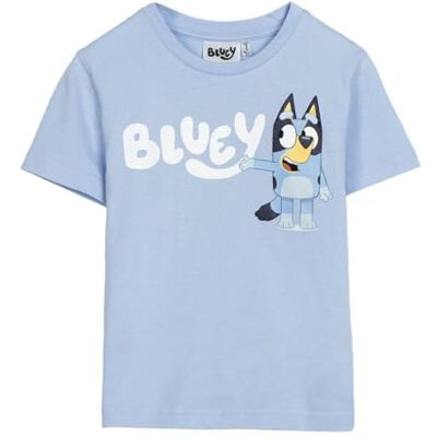 Bluey barn kortärmad t-shirt ljusblå EAN-märke: 8445484498134 storlek: 3 år, Blå, 3 år Bluey barn kortärmad t-shirt ljusblå EAN-märke: 8445484498134 storlek: 3 år, Blå, 3 år
