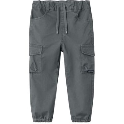 NAME IT Cargobyxor för pojkar, Lava smoke, 18 månader NAME IT Cargobyxor för pojkar, Lava smoke, 18 månader
