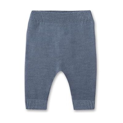 Sanetta pojkar Newborn byxor stickade byxor 100% ull, Blå dimma, 56 cm Sanetta pojkar Newborn byxor stickade byxor 100% ull, Blå dimma, 56 cm
