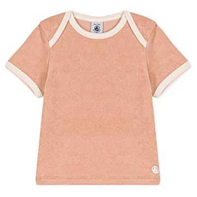 Petit Bateau Kortärmad T-shirt för pojkar, Beige Vintage, 3 månader Petit Bateau Kortärmad T-shirt för pojkar, Beige Vintage, 3 månader