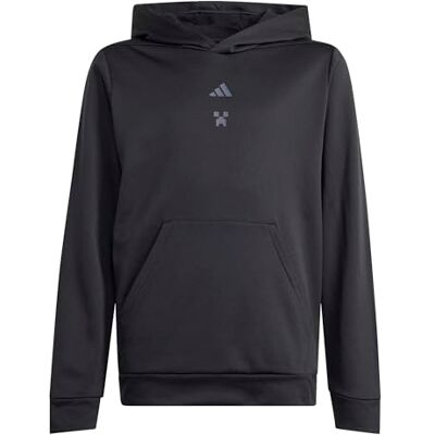 adidas Uniseks dzieci MINECRAFT TRAINING HOODIE, black, 11-12 Years adidas Uniseks dzieci MINECRAFT TRAINING HOODIE, black, 11-12 Years