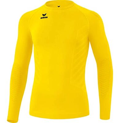 Erima unisex barn Athletic Långärmad tröja funktionsunderkläder (2252108), gul, XXXS Erima unisex barn Athletic Långärmad tröja funktionsunderkläder (2252108), gul, XXXS