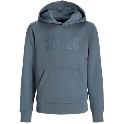JACK & JONES Jjecorp Logo Sweat Hood Noos Jnr, Stormigt väder, 128 JACK & JONES Jjecorp Logo Sweat Hood Noos Jnr, Stormigt väder, 128