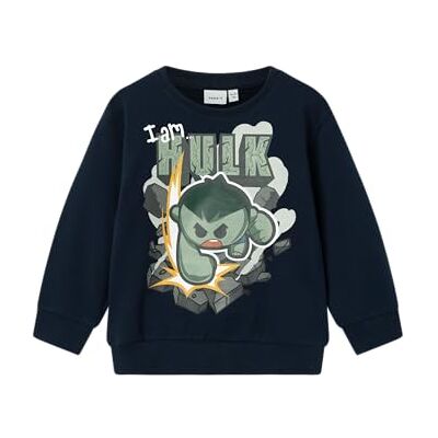 NAME IT Pojkar Nmmalstair Marvel Nreg Sweat Bru Mar sweatshirt, Mörk safir, 92 NAME IT Pojkar Nmmalstair Marvel Nreg Sweat Bru Mar sweatshirt, Mörk safir, 92