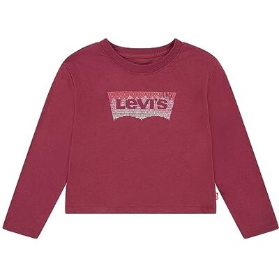Levi's Flickors Lvg Meet and Greet Glitter Bat 3ej159 T-shirt, Rhododendron Levis, 2 år Levi's Flickors Lvg Meet and Greet Glitter Bat 3ej159 T-shirt, Rhododendron Levis, 2 år