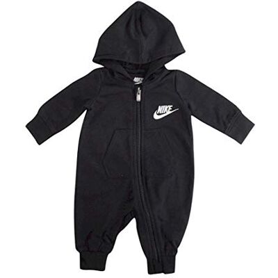 NIKE French Terry Futura Body för bebis, Black, 0/3 månader NIKE French Terry Futura Body för bebis, Black, 0/3 månader