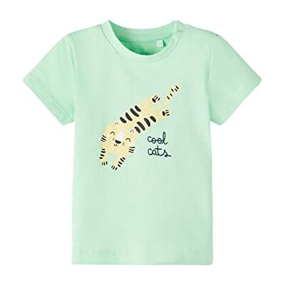 NAME IT Baby pojkar Nbmfuno Ss Top, Grön aska, 56 cm NAME IT Baby pojkar Nbmfuno Ss Top, Grön aska, 56 cm