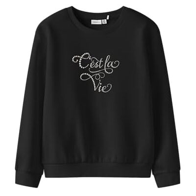 NAME IT Namn IT Nkfretta Ls Nreg sweat box Bru, svart, 134-140 NAME IT Namn IT Nkfretta Ls Nreg sweat box Bru, svart, 134-140