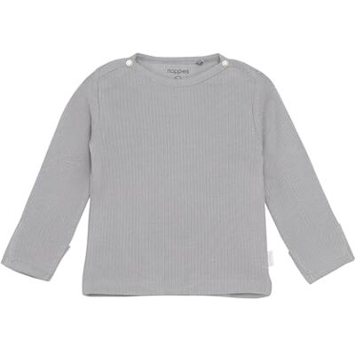 Noppies Baby unisex t-shirt glänsande långärmad, Sleet – P365, 50 cm Noppies Baby unisex t-shirt glänsande långärmad, Sleet – P365, 50 cm