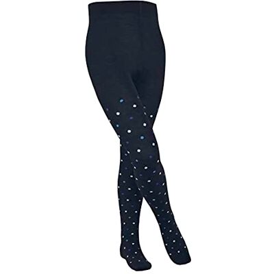 FALKE Flickor Multidot hållbar bomull, förstärkta barnstrumpbyxor med mönster, ogenomskinliga bomullsstrumpbyxor färgglada 1 st. strumpbyxor, blå (Marine 6120), 80–92 FALKE Flickor Multidot hållbar bomull, förstärkta barnstrumpbyxor med mönster, ogenomskinliga bomullsstrumpbyxor färgglada 1 st. strumpbyxor, blå (Marine 6120), 80–92