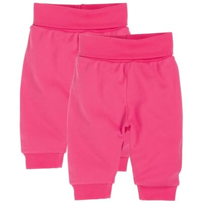 Playshoes Baby pumpbyxor joggingbyxor 2-pack, ROSA, 50 Playshoes Baby pumpbyxor joggingbyxor 2-pack, ROSA, 50
