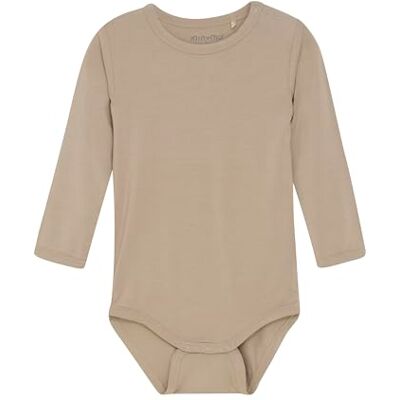 MINYMO Unisex babybody med långa ärmar MINYMO Unisex babybody med långa ärmar