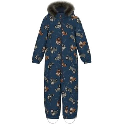 NAME IT NAMN IT Pojkens snödräkt, Mörkt denim/Aop: traktor, 86 cm NAME IT NAMN IT Pojkens snödräkt, Mörkt denim/Aop: traktor, 86 cm