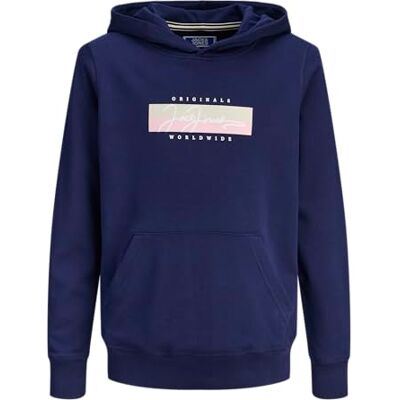 JACK & JONES Boy huvtröja logo huvtröja junior, Ocean Cavern, 164 JACK & JONES Boy huvtröja logo huvtröja junior, Ocean Cavern, 164