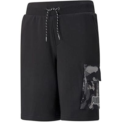 PUMA Alpha Cargo huvtröja TR B shorts, svart, 10 år blandad baby PUMA Alpha Cargo huvtröja TR B shorts, svart, 10 år blandad baby