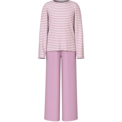 NAME IT Girl nattlinne-set långärmad, Rosa lavendel, 110-116 NAME IT Girl nattlinne-set långärmad, Rosa lavendel, 110-116
