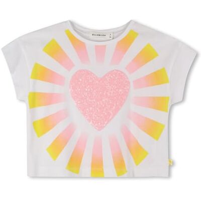 Billieblush U21416 t-shirt för flickor, Vit, 10 år Billieblush U21416 t-shirt för flickor, Vit, 10 år