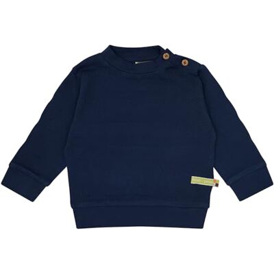 loud + proud unisex barn jacquard uni, tillverkad av ekologisk bomull, GOTS certifierad sweatshirt, Ultraamarin, 110-116 loud + proud unisex barn jacquard uni, tillverkad av ekologisk bomull, GOTS certifierad sweatshirt, Ultraamarin, 110-116