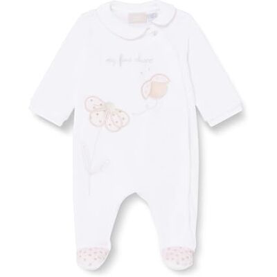 Chicco Långärmad HERRING Fram Öppen Sparkdräkt, Vit, 0 mesi Chicco Långärmad HERRING Fram Öppen Sparkdräkt, Vit, 0 mesi