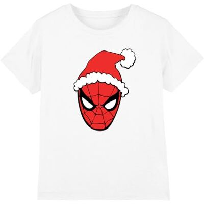 Marvel pojkar Spiderman Santa Hat Unisex Kids T Shirt T-tröja Marvel pojkar Spiderman Santa Hat Unisex Kids T Shirt T-tröja